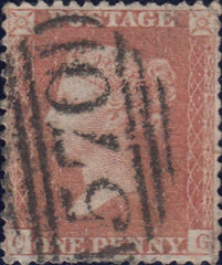 109048 - 1856/7 PL.44 MATCHED PAIR (CG) BLUED PAPER (SG29) AND WHITE PAPER (SG40).