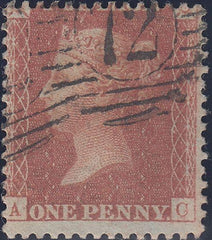 109055 - PL.43 (AC)(SG29)/SHORT A ROW STAMP/MISSING IMPRIMATUR LETTERING.