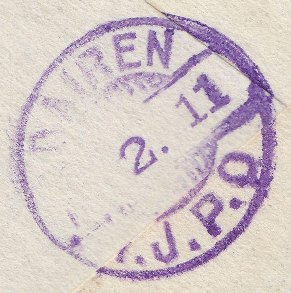 109132 - 1911 MAIL STAUNTON ON WYE TO CHINA/JAPANESE OCCUPATION.
