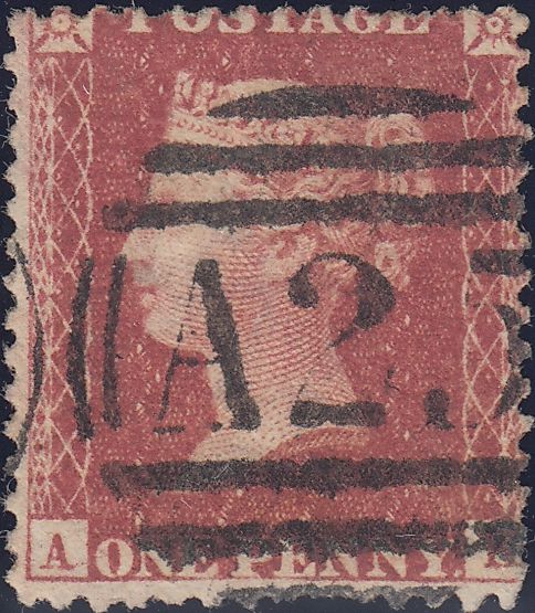 109231 - PL.59 (AK)(SG40)/SHORT A ROW STAMP/USED IN MALTA.
