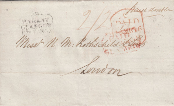 109265 - 1838 BANKING MAIL GLASGOW TO LONDON.