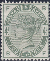 109352 - 1884 4D DULL GREEN (SG192).