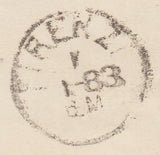 109533 - 1882 MAIL LONDON TO FLORENCE/5D INDIGO (SG169).