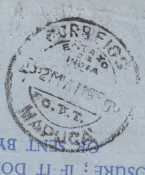 109560 - 1959  AIR MAIL MALTON TO GOA.