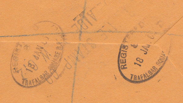 109590 - 1965 REGISTERED MAIL LONDON TO SWEDEN/2/6 CASTLE.