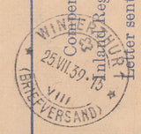 109677 - 1939 REGISTERED MAIL SLOUGH TO SWITZERLAND.