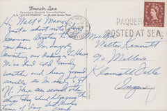 109709 - 1957 PAQUEBOT PLYMOUTH TO OREGON, USA.
