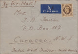 109716 - 1950 AIR MAIL SYDENHAM TO CURACAO.