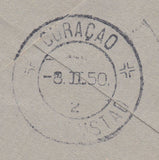 109716 - 1950 AIR MAIL SYDENHAM TO CURACAO.