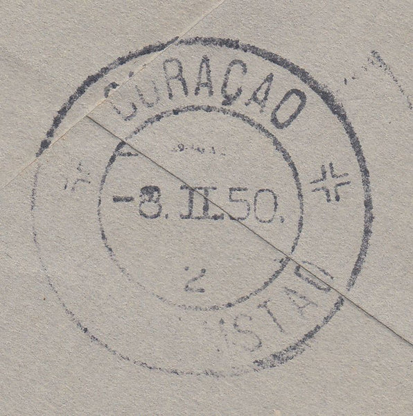 109716 - 1950 AIR MAIL SYDENHAM TO CURACAO.
