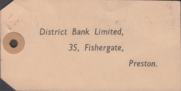 109728 - 1957 BANKER'S SPECIAL PACKET/2/6 CASTLE USAGE.