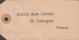 109730 - 1953 BANKER'S SPECIAL PACKET PARCEL TAG.