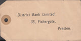 109735 - 1955 BANKER'S SPECIAL PACKET PARCEL TAG.