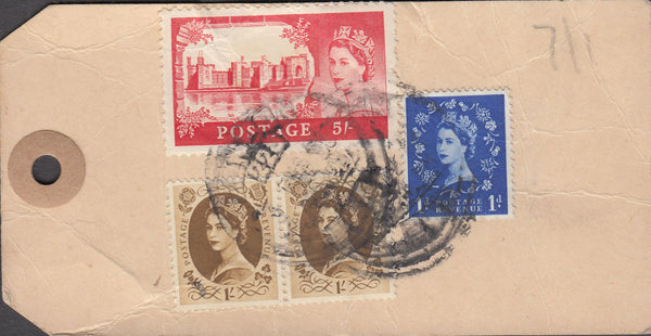 109740 - 1958 BANKER'S SPECIAL PACKET/5S CASTLE USAGE.