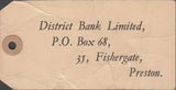 109740 - 1958 BANKER'S SPECIAL PACKET/5S CASTLE USAGE.