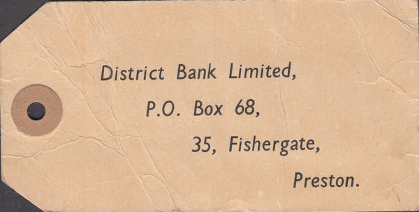 109755 - 1952 BANKER'S SPECIAL PACKET/2/6 GREEN (SG509).