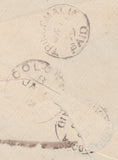 109964 - 1878 8D ORANGE (SG156)(BC) ON COVER HULL TO CEYLON.