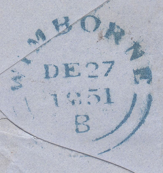 110097 - 1851 DORSET/"WITCHAMPTON" UDC.