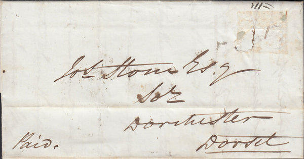 110116 - 1846-8 DORSET/"BROADWINDSOR" UDCS.
