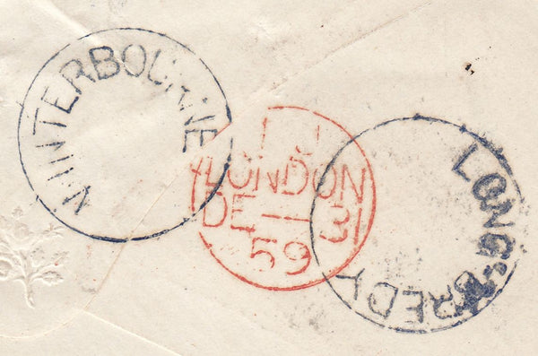 110154 - 1859 DORSET/"WINTERBOURNE" AND "LONG BREDY" UDCS.
