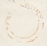 110177 - 1852 DORSET/"SPETTISBURY" UDC/BLUE NUMERAL.