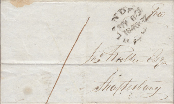 110195 - 1846 DORSET/"HENSTRIDGE" UDC.