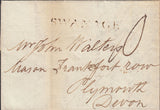 110248 - 1810 DORSET/"SWANAGE" STRAIGHT LINE HAND STAMP (DT576).