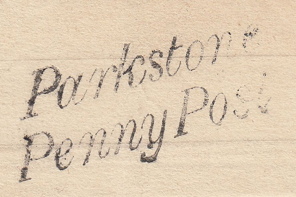 110315 - 1840 1D MULREADY PARKSTONE TO WIMBORNE/"WIMBORNE PENNY POST" (DT347).