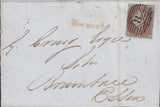 110357 - 1847 ESSEX/"BRAINTREE" SKELETON HAND STAMP.