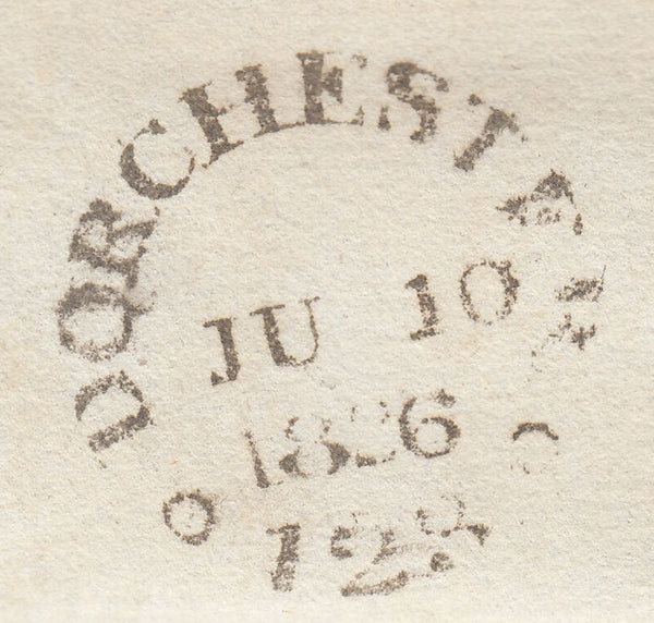 110393 - 1826 DORSET/"DORCHESTER 123" MILEAGE MARK (DT225).