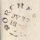 110397 - 1842 DORSET/"BLANDFORD PENNY POST" (DT56).