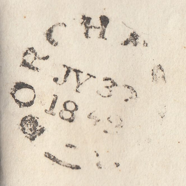 110397 - 1842 DORSET/"BLANDFORD PENNY POST" (DT56).