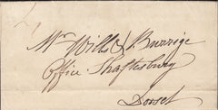 110399 - 1839 DORSET MAIL TARRANT GUNVILLE TO SHAFTESBURY.