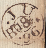 110412 - 1796 DORSET/"DORCHESTER" STRAIGHT LINE HAND STAMP (DT214).