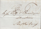 110418 - 1838 DORSET/"DORCHESTER" TOWN CANCELLATION (DT244)/POSTAL RATE REDUCTION.