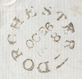 110418 - 1838 DORSET/"DORCHESTER" TOWN CANCELLATION (DT244)/POSTAL RATE REDUCTION.