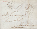 110421 - 1836 DORSET MISSENT MAIL LONDON TO SHERBORNE.
