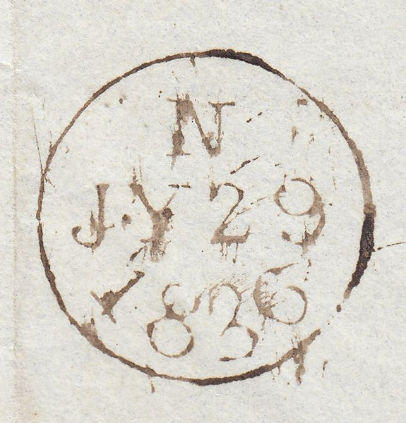 110421 - 1836 DORSET MISSENT MAIL LONDON TO SHERBORNE.