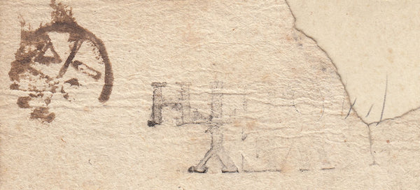 110436 - 1761? DORSET/"WEYMOUTH" HAND STAMP (DT647?).