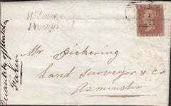 110444 - 1844 DEVON/"WILMINGTON PENNY POST" (DN1532).