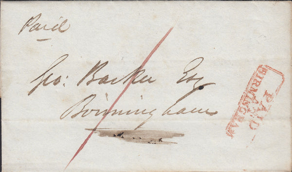 110451 - 1839 "PAID AT BIRMINGHAM" (BM179).