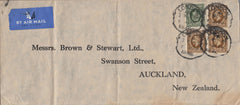 110454 - 1938 AIR MAIL LONDON TO NEW ZEALAND.
