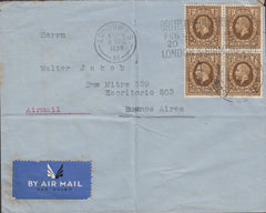 110459 - 1938 AIR MAIL LONDON TO ARGENTINA.