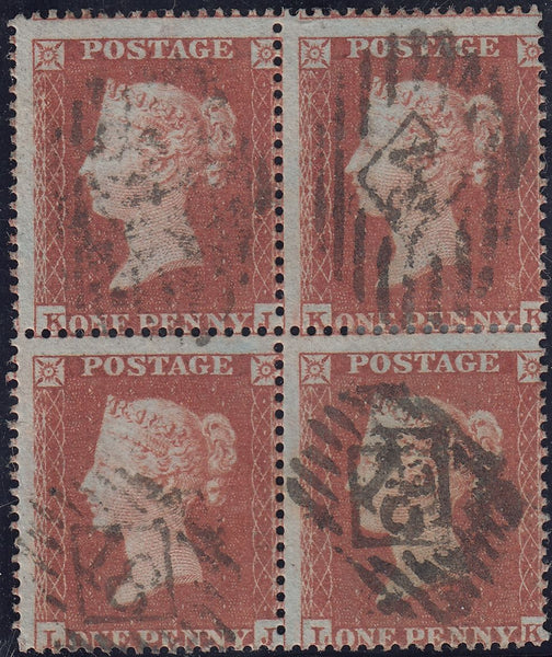 110503 - RES.PL.5 (SG17) USED BLOCK OF FOUR LETTERED KJ KK LJ LK.