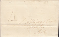 110662 - 1835 DORSET/"WAREHAM" HAND STAMP (DT624).