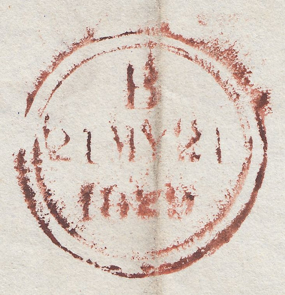 110672 - 1821 DORSET/"SHAFTESBURY" HAND STAMP (DT447).