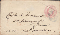 110756 - 1851 "87" NUMERAL OF BLANDFORD IN BLUE/"WHITCHURCH" UDC.