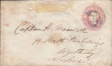 110757 -  1852 "87" NUMERAL OF BLANDFORD IN BLUE/"WHITCHURCH" UDC.