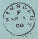 110823 - 1900 "WIMBORNE" SKELETON DATE STAMP (24MM).