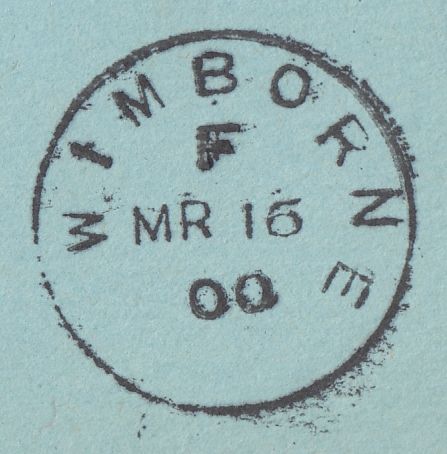 110823 - 1900 "WIMBORNE" SKELETON DATE STAMP (24MM).